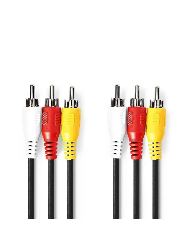 Nedis CVGL24300BK20 composite video cable