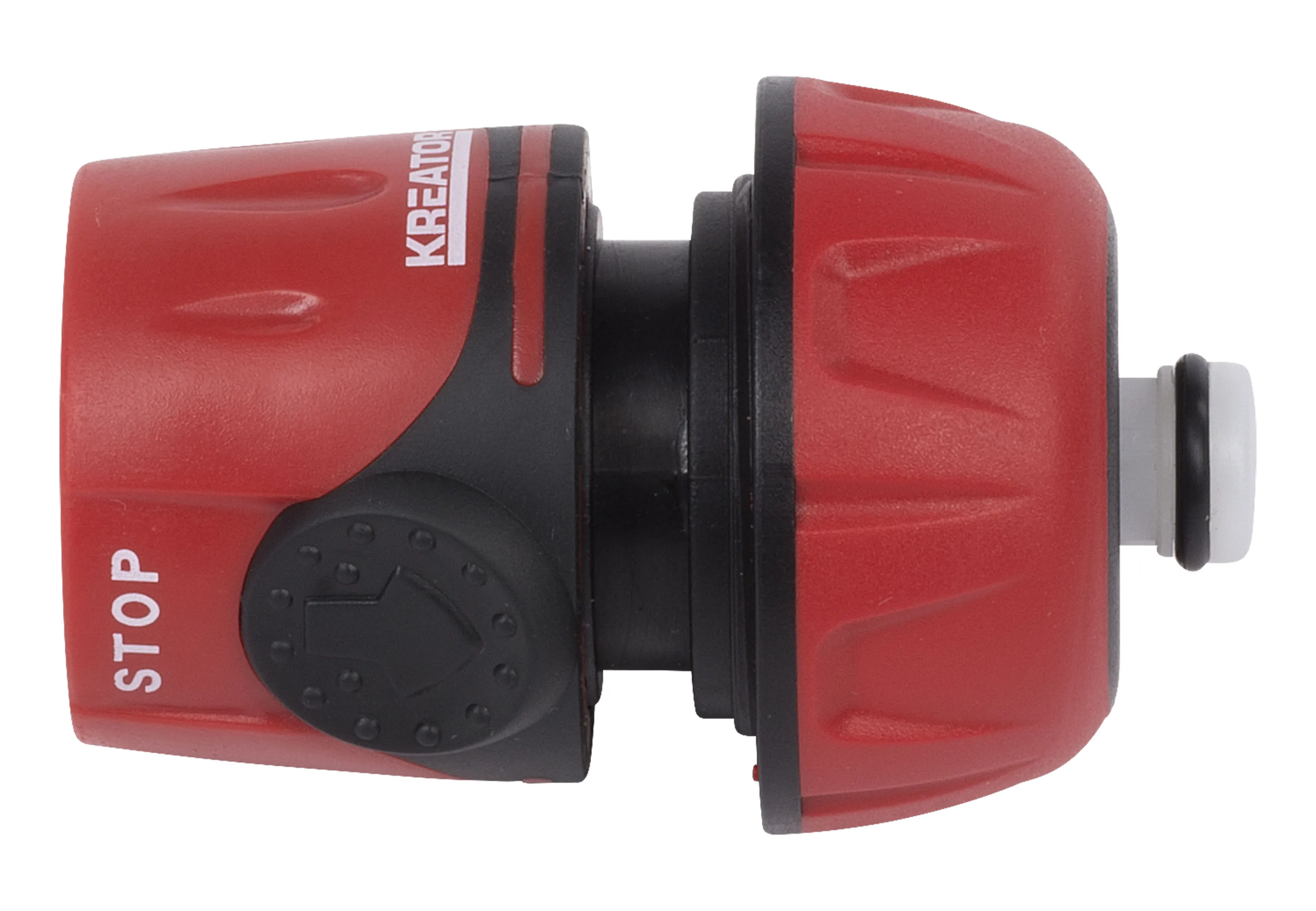 Slangekobling 3/4'' med stopp soft grip