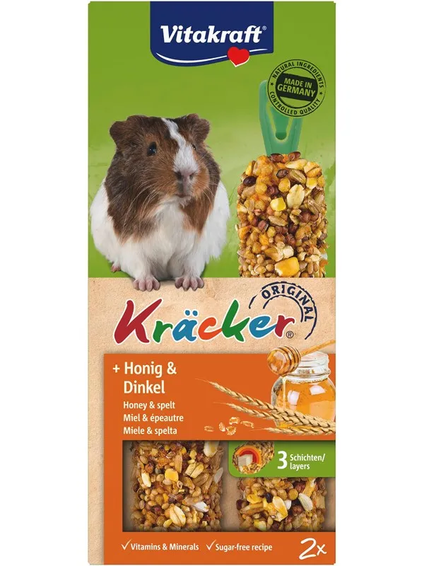 Vitakraft Kräcker® honning og spelt, til marsvin