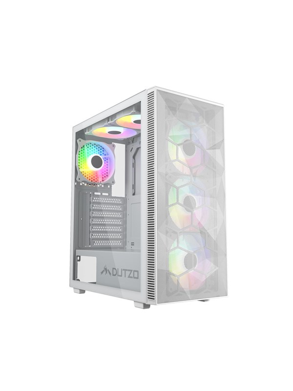 DUTZO C331 PWM ARGB - Kabinett - Miditower - Hvit