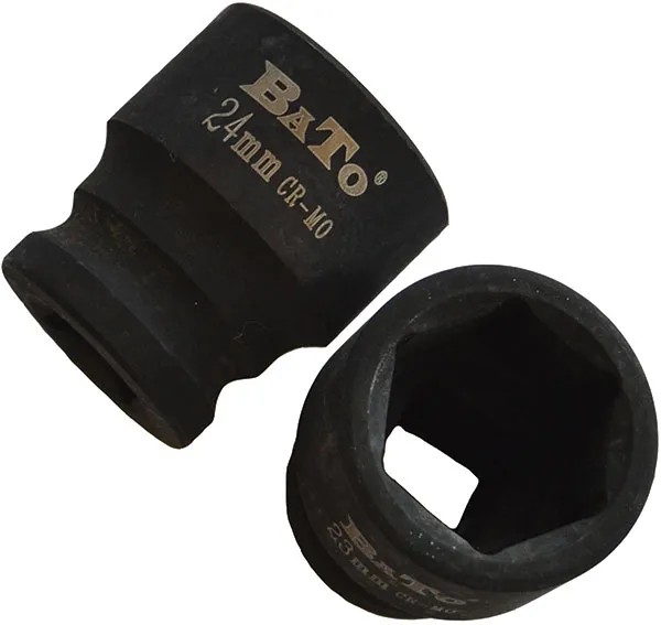 BATO kraftpipe kort 1/2" x 17mm. 6kt.