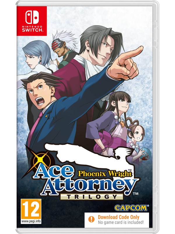 Phoenix Wright - Ace Attorney Trilogy (Code in a Box) - Nintendo Switch - Visual Novel
