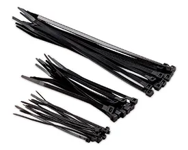 Kabelstrips 75 stk - sort