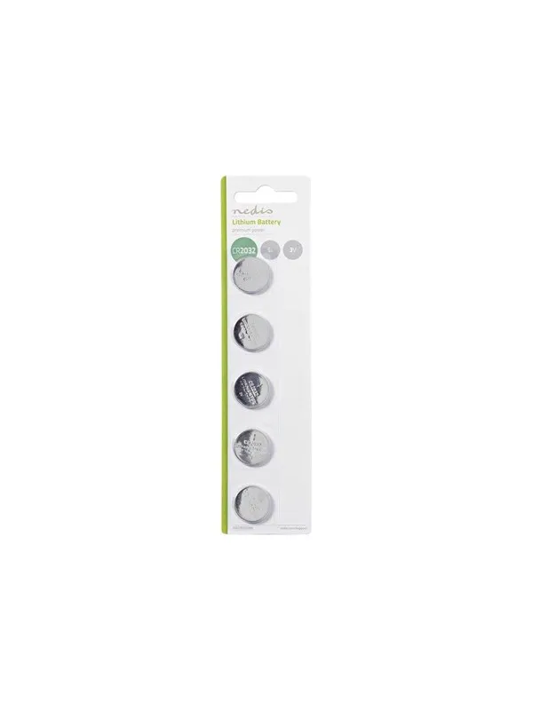 Nedis BALCR20325BL - battery - 5 x CR2032 - Li