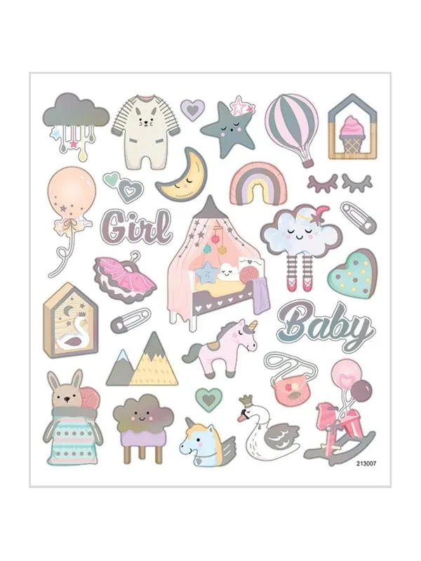Creativ Company Stickers Baby Girl 1 Sheet