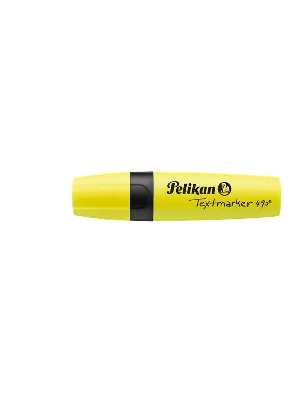 Pelikan PELIKAN TEKSTMARKØR 490 PÅ BLISTERKORT GUL