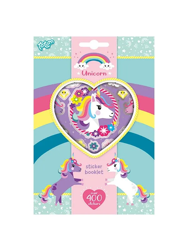 Totum UNICORN Sticker Book 4 sheets