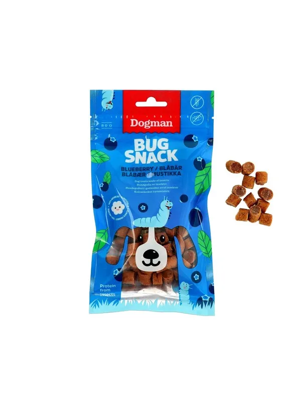 Dogman Bug Snack blueberry