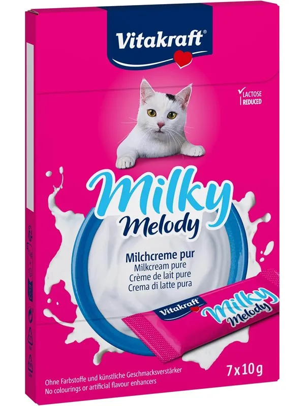 Vitakraft Milky Melody Melkekrem Pure (7-Pack x 10g)