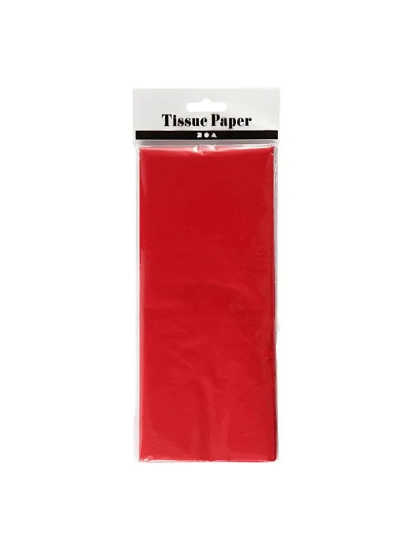 Creativ Company - Tissue paper Red 10 Sheets 14 gr 50x70cm