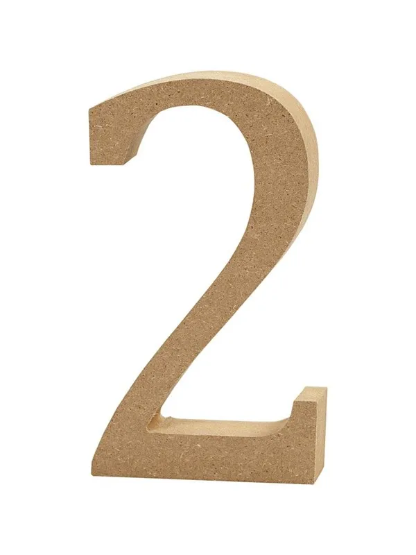 Creativ Company - Number 2 MDF 8cm 1 pcs.