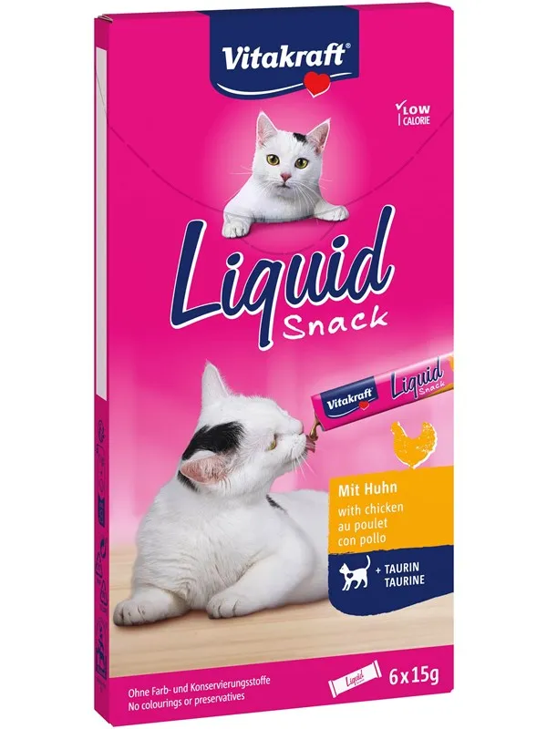 Vitakraft Liquid Snack med fjærkre og taurin