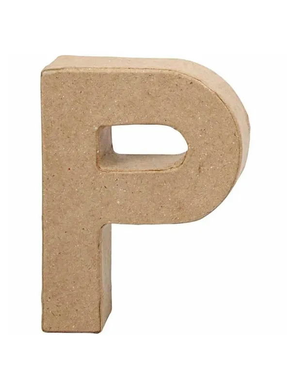 Creativ Company Letter Papier-mache Small - P