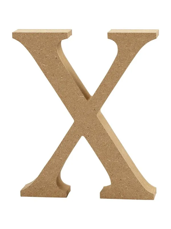 Creativ Company Letter X MDF 8cm 1pc.