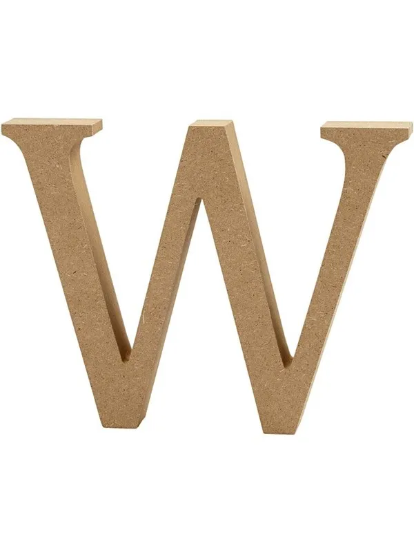 Creativ Company Letter W MDF 8cm 1pc.