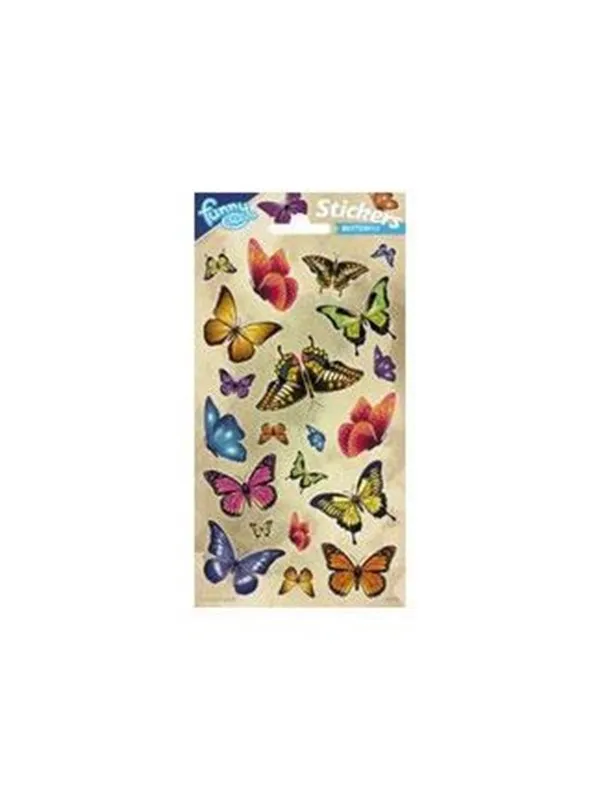 Totum Sticker sheet Glitter - Butterflies