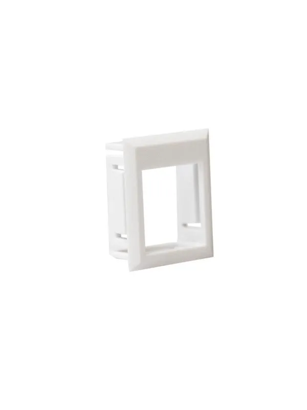 Leviton Insert frame leviton keystone white for dk outlet