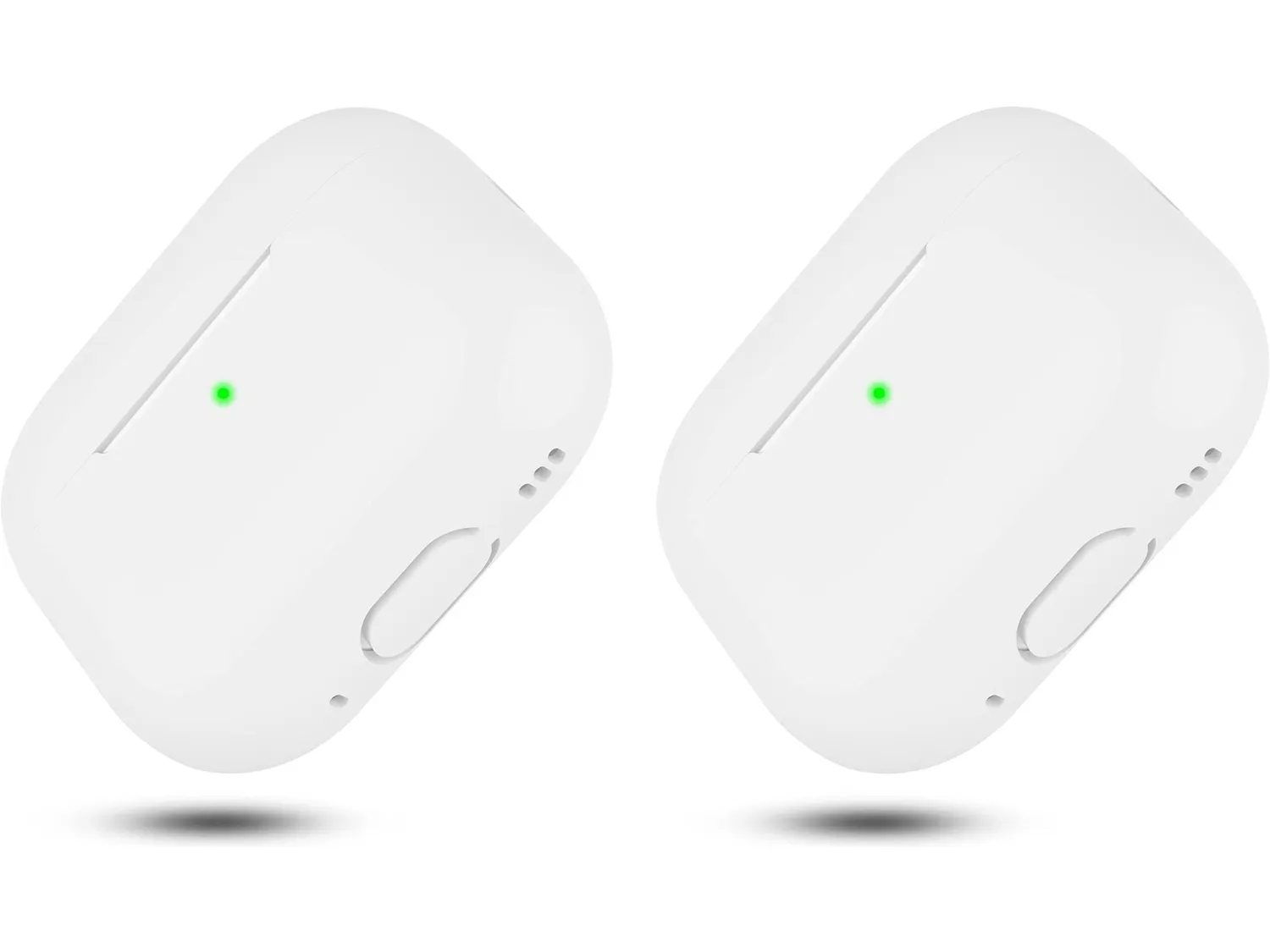 2x Hvit Airpods PRO 2 silikondeksel