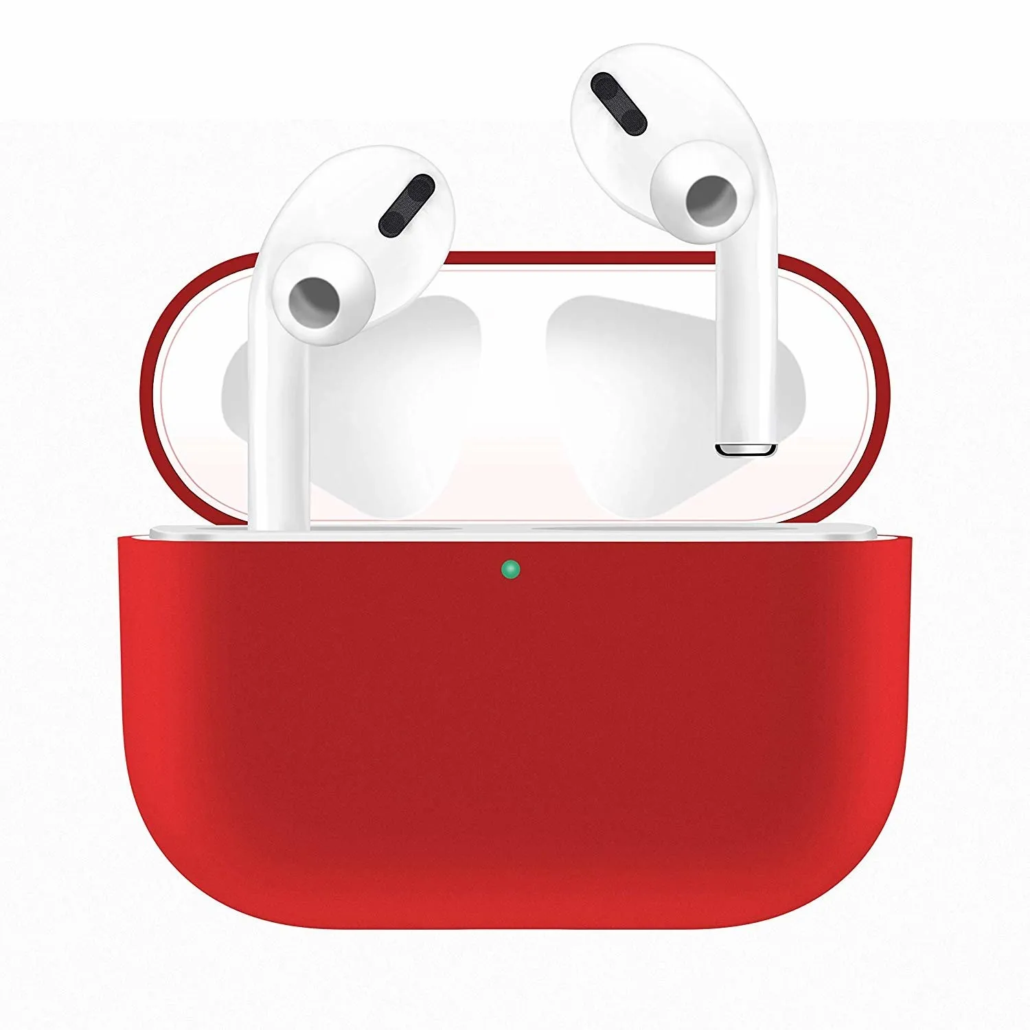 2x Silikon dekselveske til Apple Airpods PRO Red