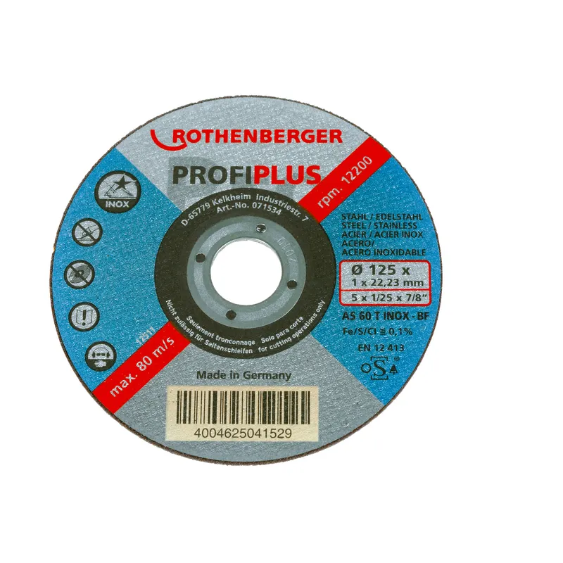 INOX Profi Plus kutteskive - 125 x 1 x 22
