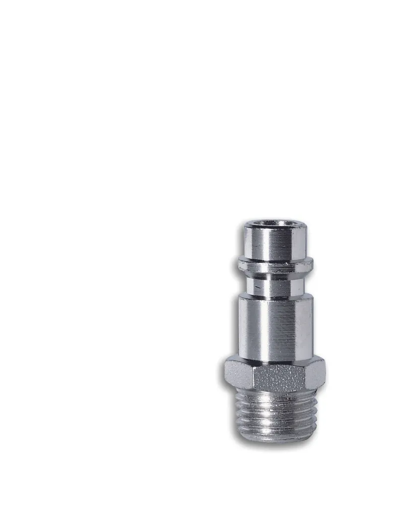 Nippel med 1/4" G utvendig gjenge