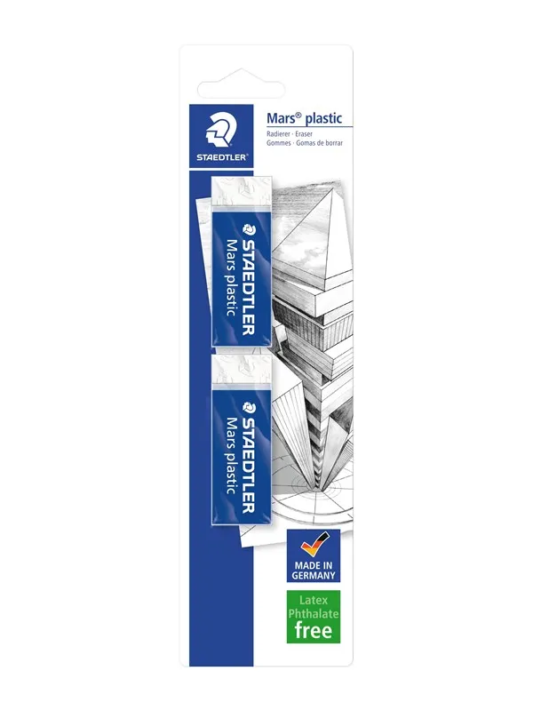 Staedtler Mars plastic eraser blister