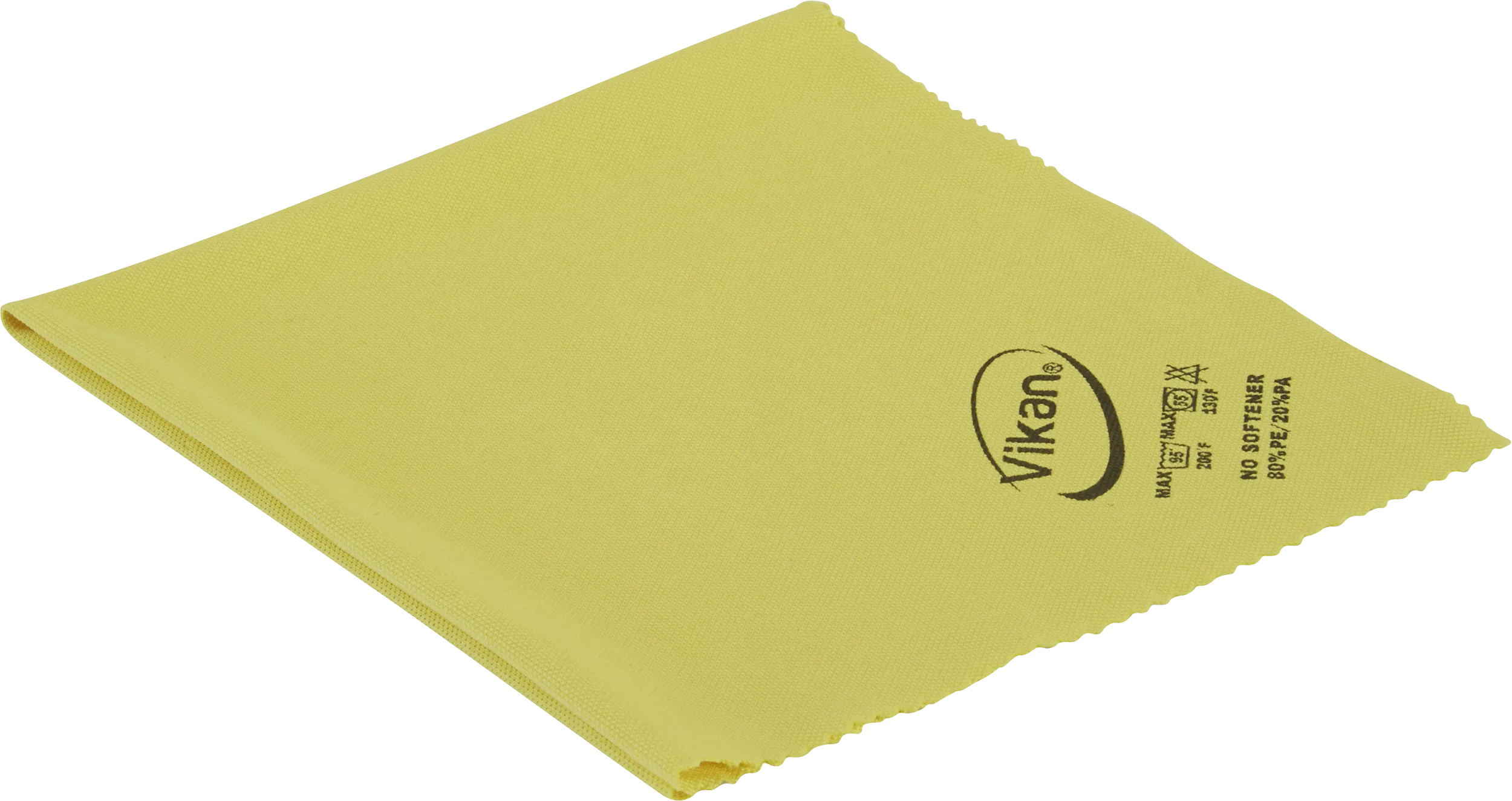 Polerklut mikrofiber, 40×40 cm, gul
