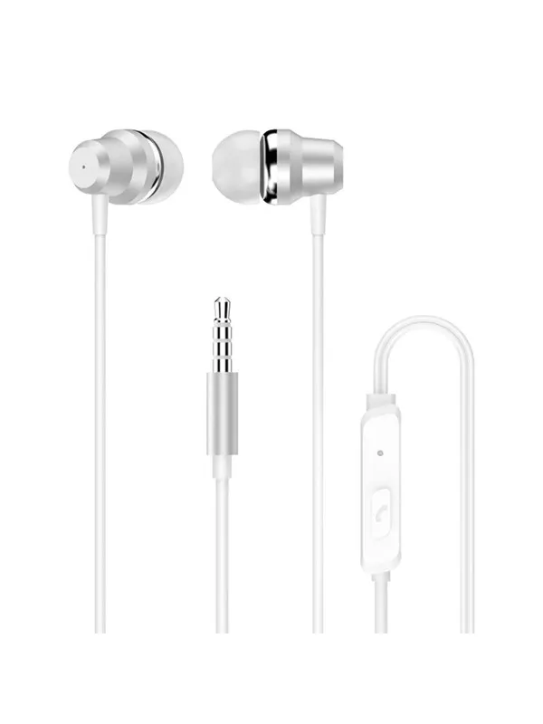 Dudao X10PRO Wired Headphones Mini Jack 3.5mm In-Ear with Remote Control - White