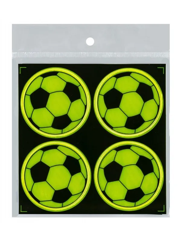 CENTRUM Reflective stickers 4 pcs. ø50mm. Footballs
