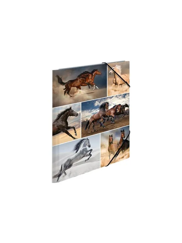 HERMA 3-flap folder - for A4 - horses