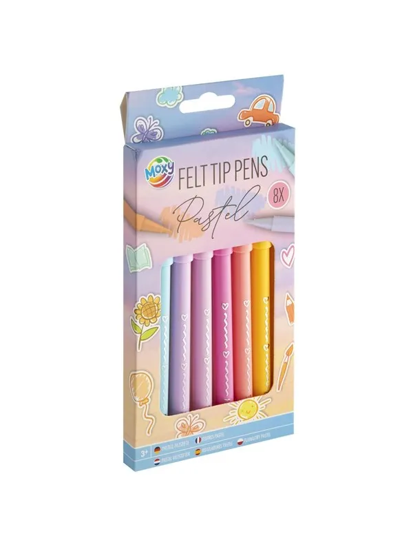 Creative Craft Group Brushes 8 pcs. pastel colors