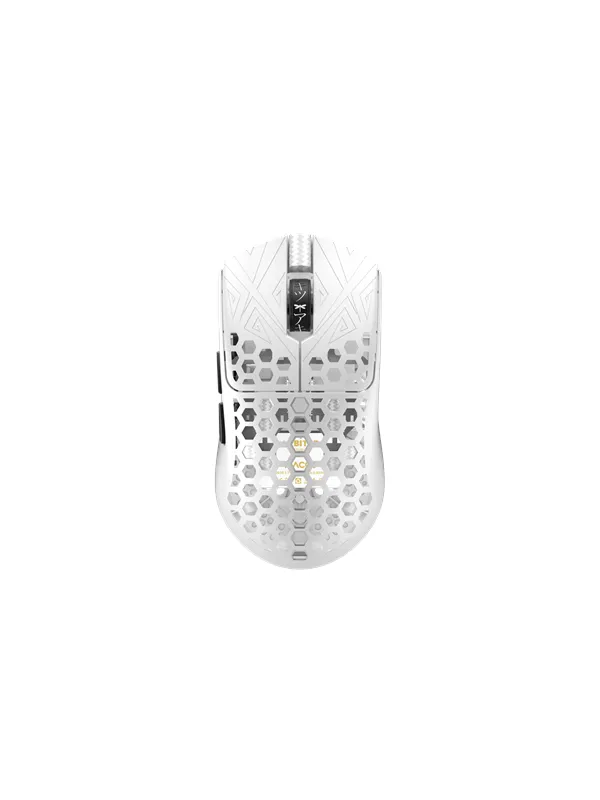 Arbiter AKITSU Medium - Ultralight 40g Carbon-fiber - Gaming mus - Optisk - 5 - Hvit