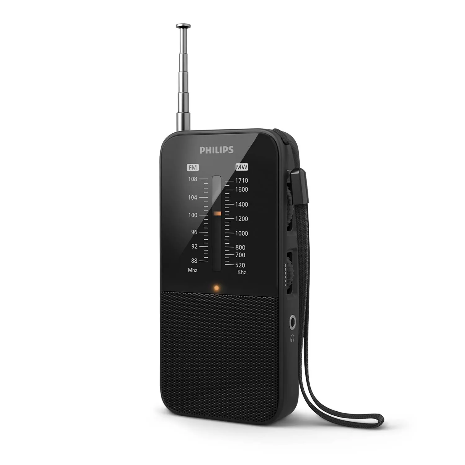 Philips TAR1509/12 - Portable FM/AM radio - AM/FM - Mono - Svart
