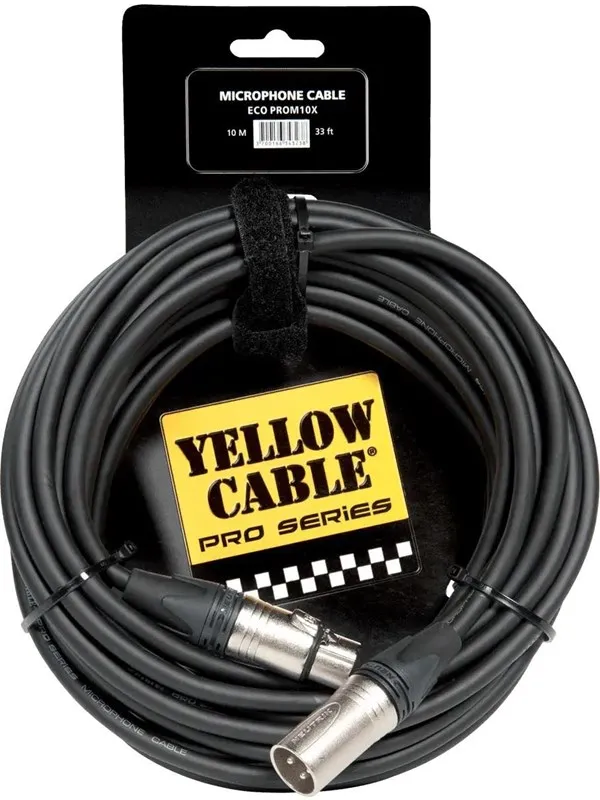 Yellow Cable PROM10X - Neutrik XLR/XLR 10 m.