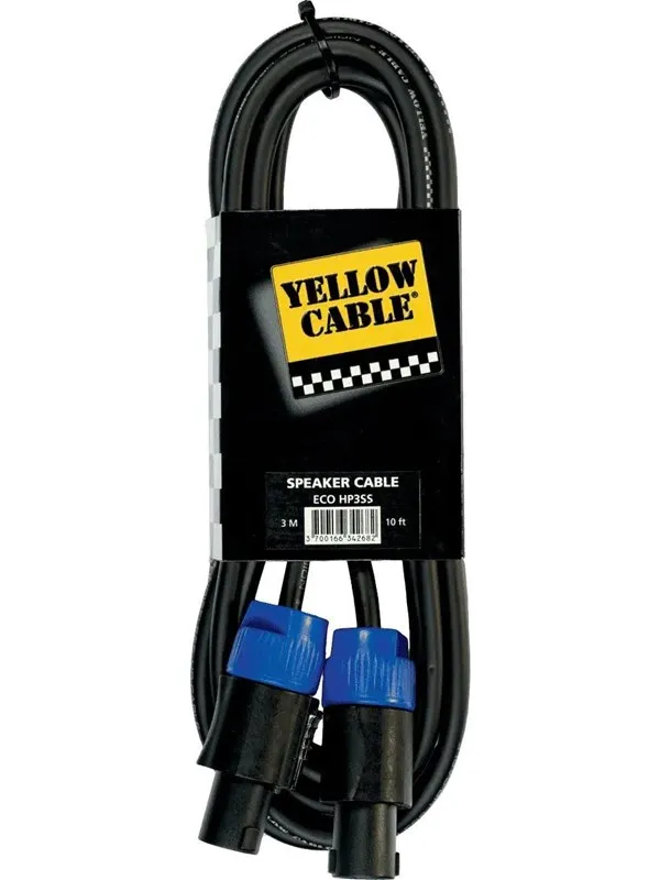 Yellow Cable HP3SS - Speakon - Speakon høyttalerkabel 3m.