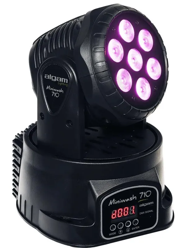 Algam Lighting RGBW 7 x 10W LED wash moving head