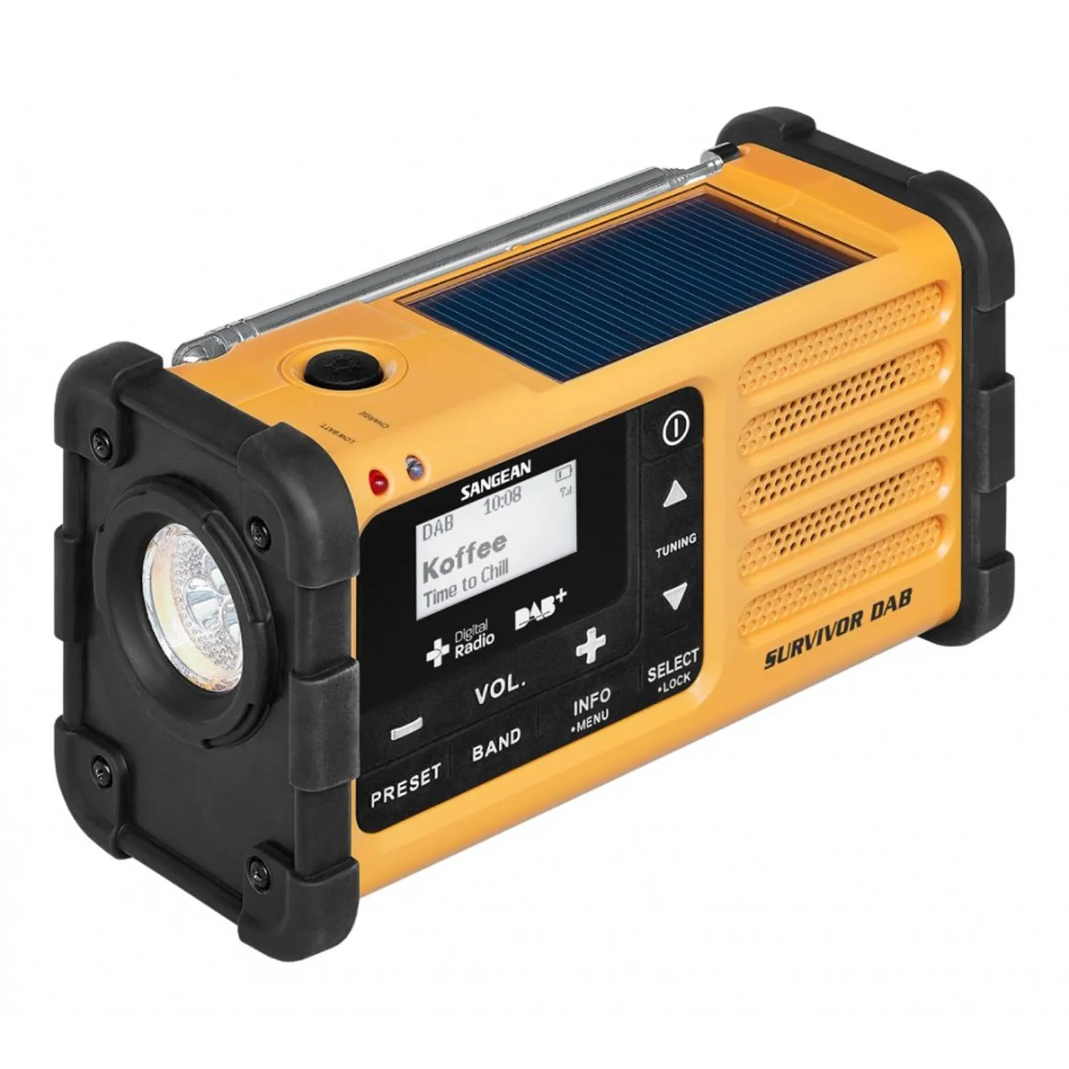 Sangean MMR-88 - Handcrank - Solar Radio - AM/FM/Weather