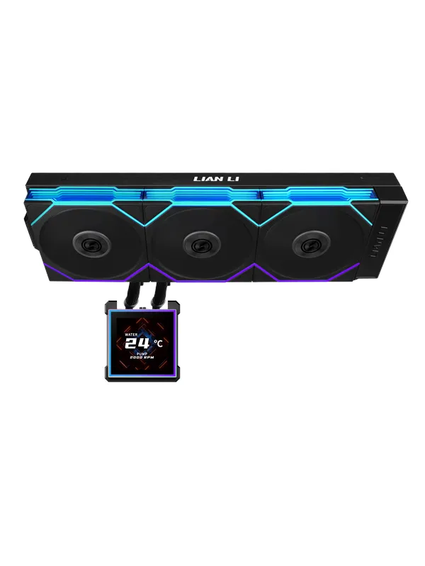 Lian Li Hydroshift II LCD-S 360TL Wireless - CPU Vannkjøling - Max 33 dBA