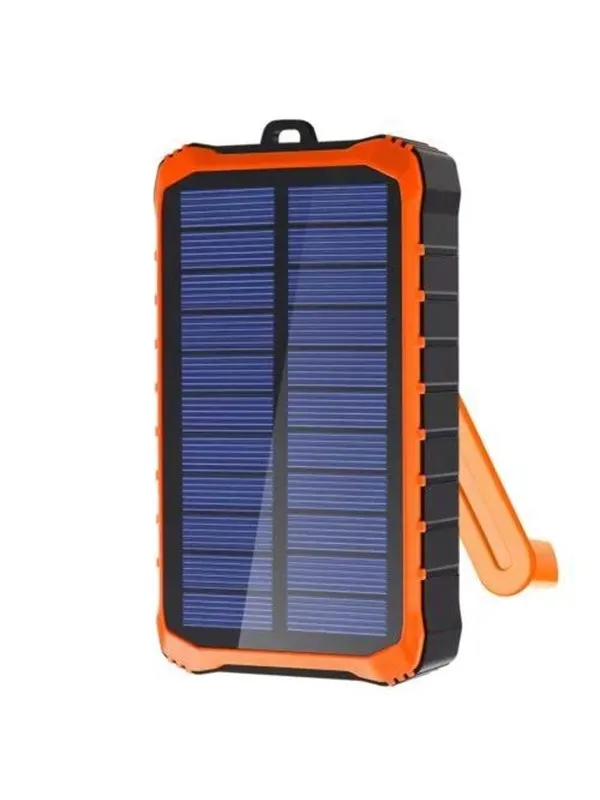 4smarts Prepper solar power bank - Li-pol - 10.5 Watt Nødlader - Oransje - 12000 mAh