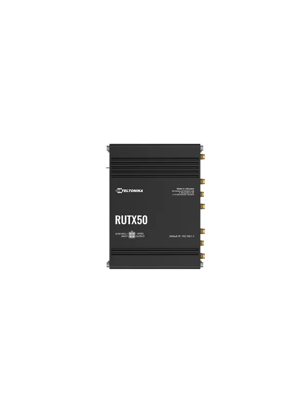 Teltonika RUTX50 Industrial 5G Router - Wireless router 802.11a/b/g/n/Wi-Fi 5 Wave 2