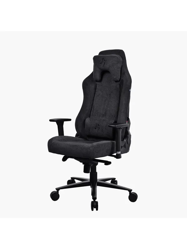 Arozzi Vernazza Soft Fabric Pure Black Kontorstol - Svart - Opptil 140 kg