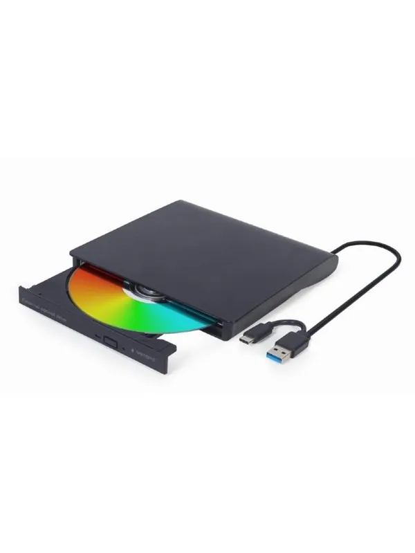 Gembird DVD-USB-031 - Ekstern - DVD-RW (Brenner) - USB 3.1 Gen 1 - Svart