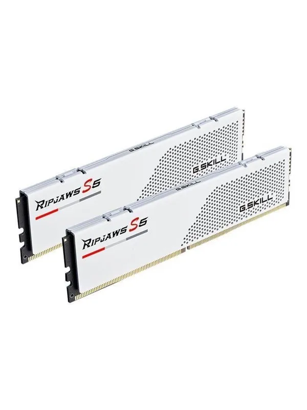 G.Skill Ripjaws S5 DDR5-6000 - 32GB - CL30 - Dual Channel (2 pcs) - Intel XMP - Hvit