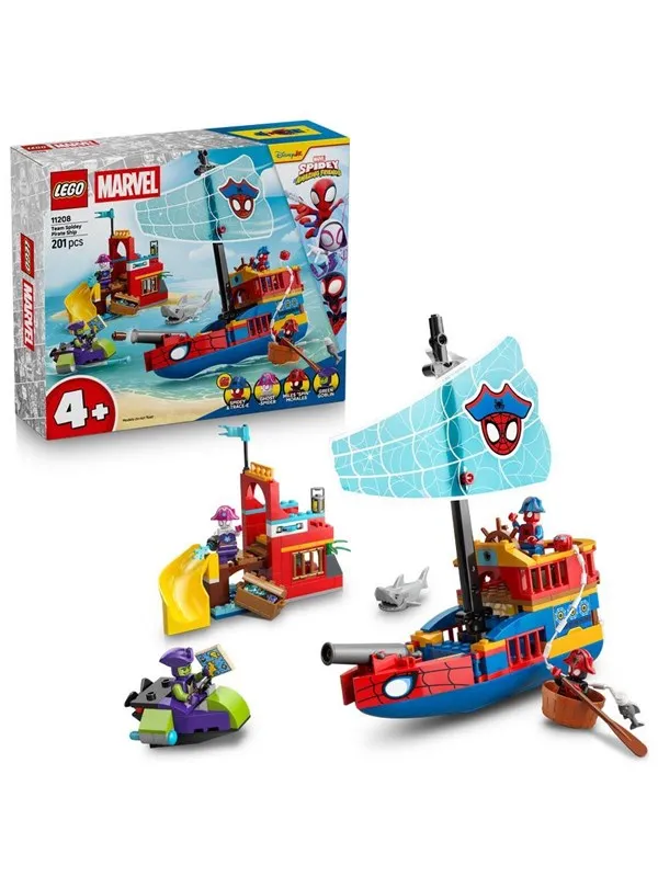 LEGO Super Heroes Marvel 11208 Team Spideys sjørøverskute