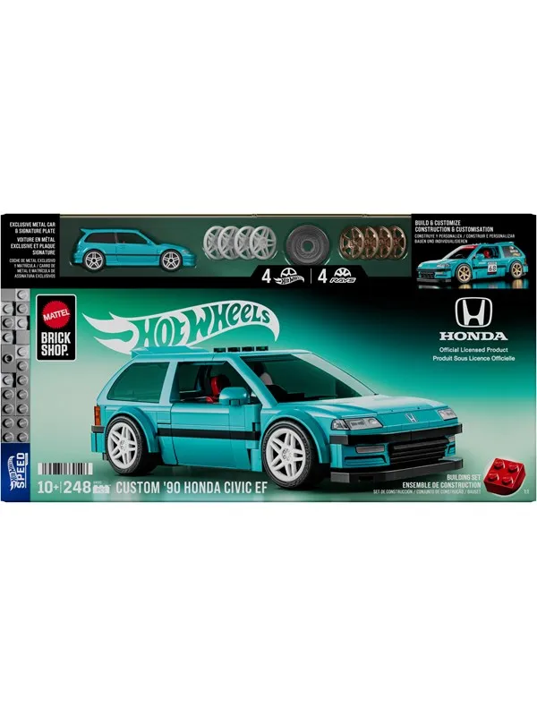 Hot Wheels Brick Shop Speed Series Honda Civic EF