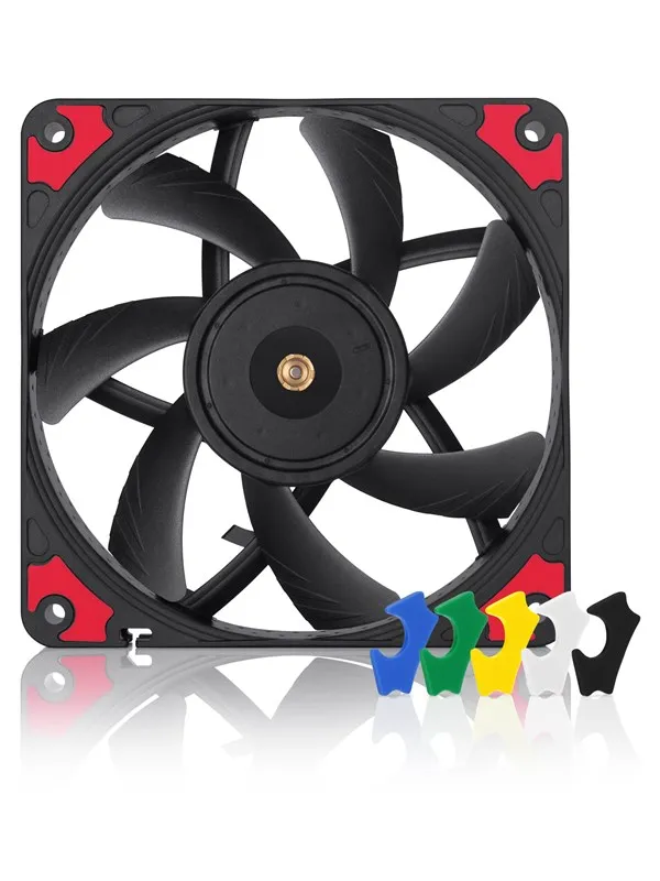 Noctua NF-A12x15 PWM Chromax.black.swap - Kabinettvifte - 120mm - Svart - 24 dBA