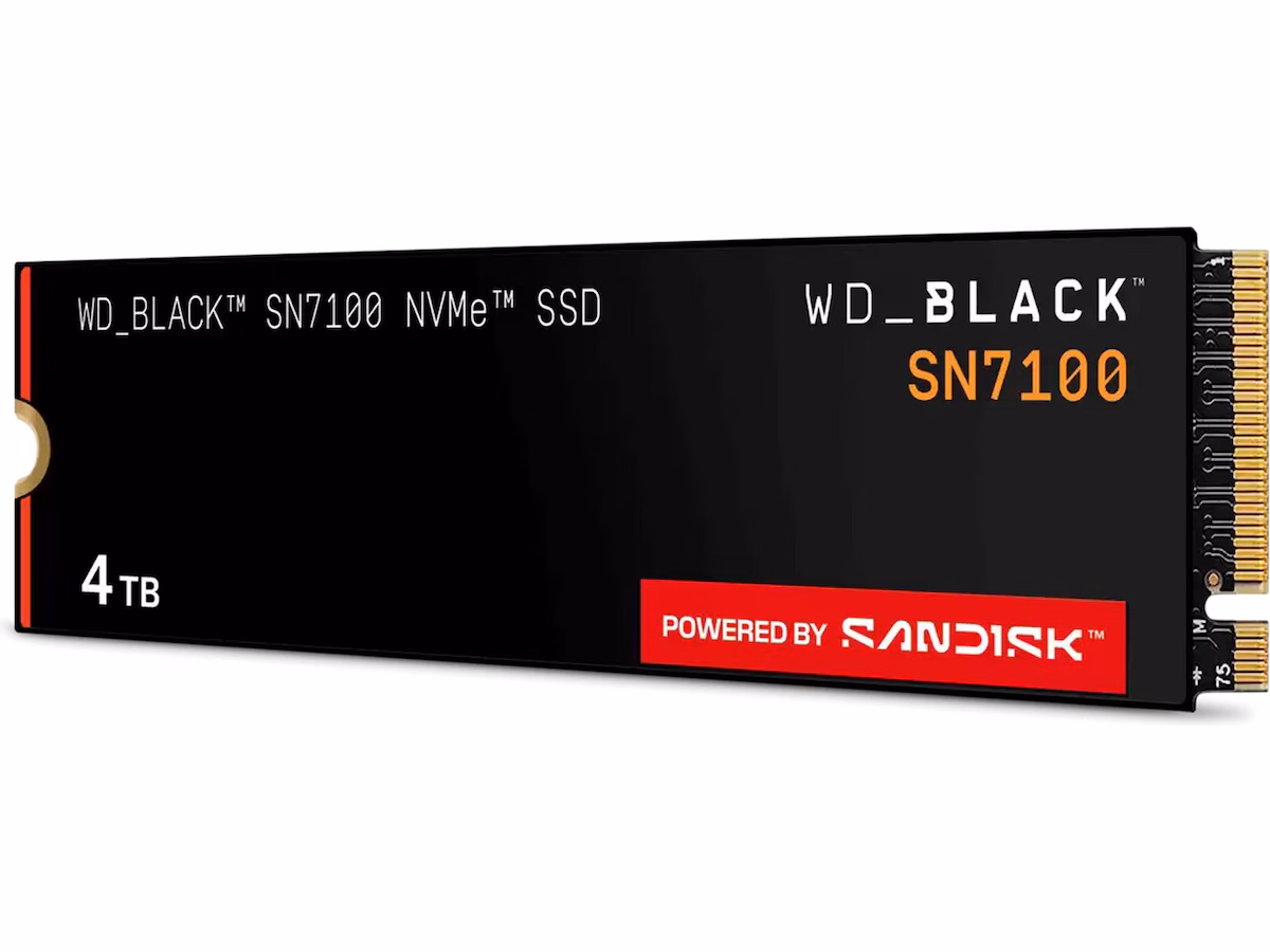 SANDISK WD Black SN7100 SSD - 4TB - PCIe 4.0 - M.2 2280