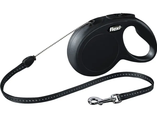 Flexi New CLASSIC S  Leash 8 m black