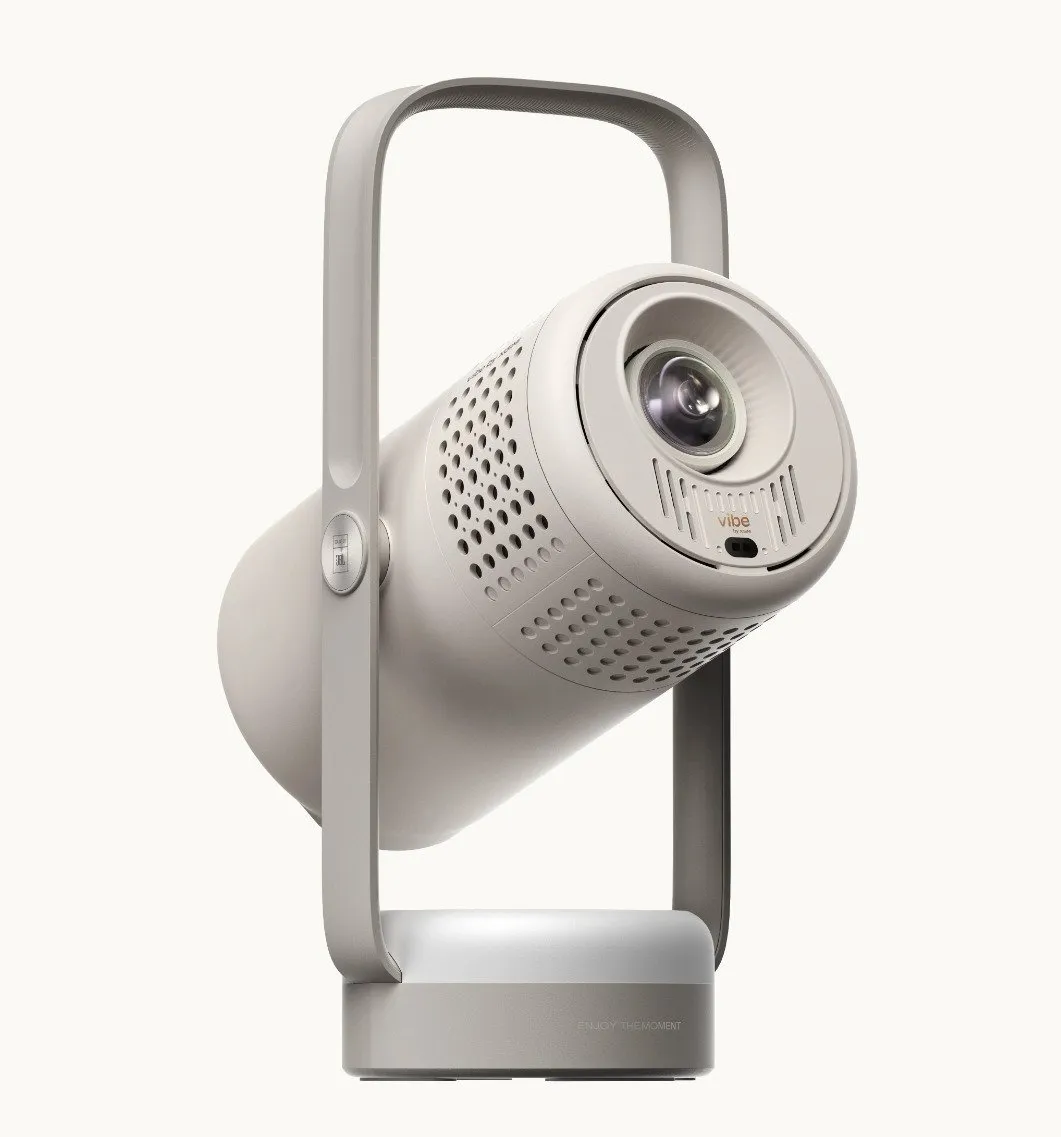 XGIMI Prosjektor Vibe One Portable - 250 ISO Lumen - Cloud Ash - 1920 x 1080