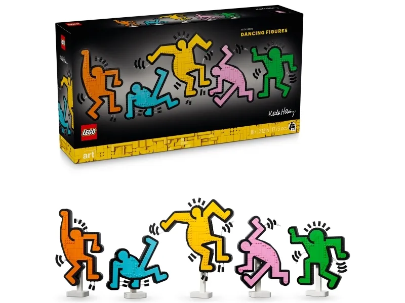 LEGO Art 31216 Keith Harings dansende figurer